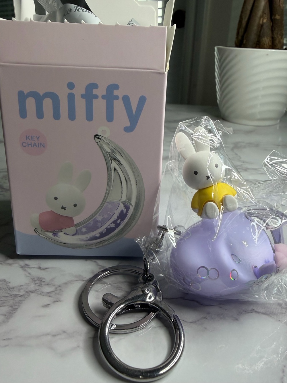Miffy Keychain — cloud purple 💜